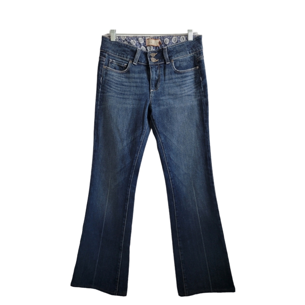 Paige Hidden Hills Bootcut Jeans, Size 28
